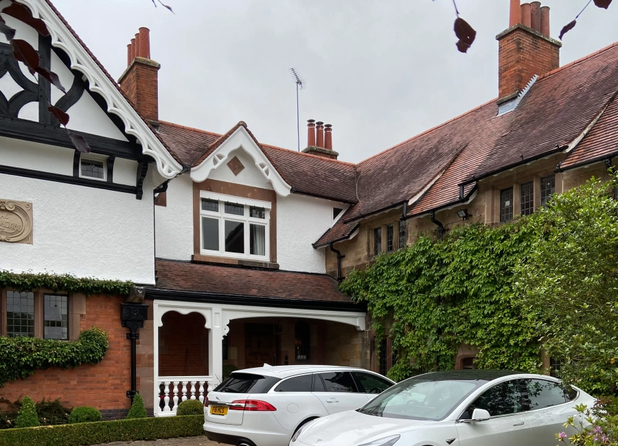 Gables and stonework