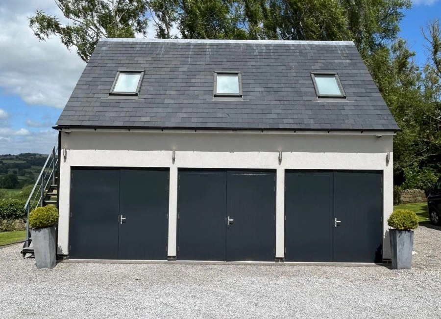 Black Garage Doors
